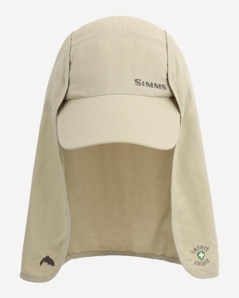 Кепка Simms BugStopper SunShield Cap (; one size; Stone)